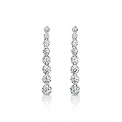Gradual Diamond Drop Earrings
