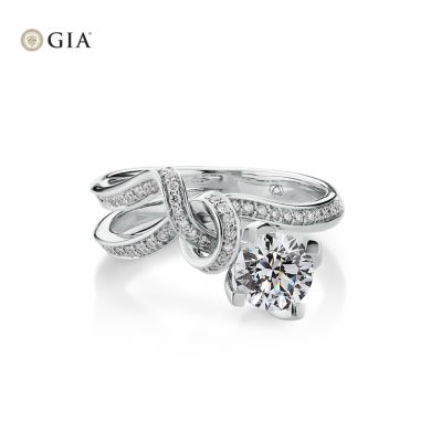 Infini Ring for0.70ct. with full diamond
